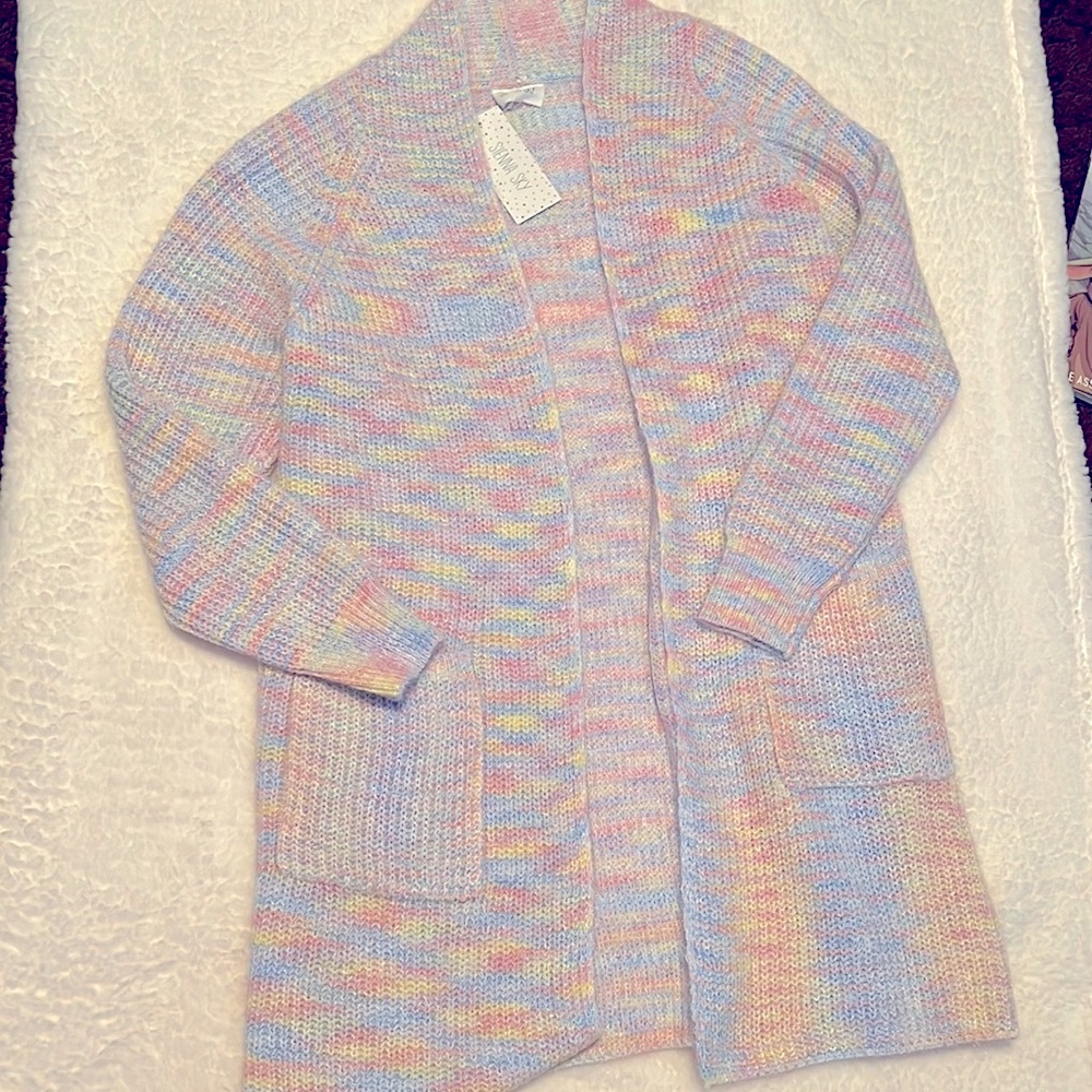 Pastel Rainbow Cardigan